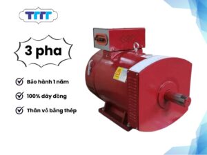 Nguyên lý hoạt động và cấu tạo tạo ra điện năng ổn định của củ phát điện 1 pha TTTT