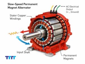 Cấu tạo chi tiết và nguyên lý hoạt động của củ phát điện tua chậm
