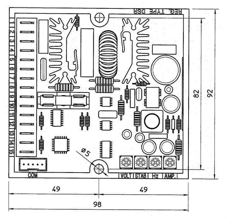 Bộ điều chỉnh điện áp tự động điện tử - DSR Phụ tùng DSR Mecc Alte 2