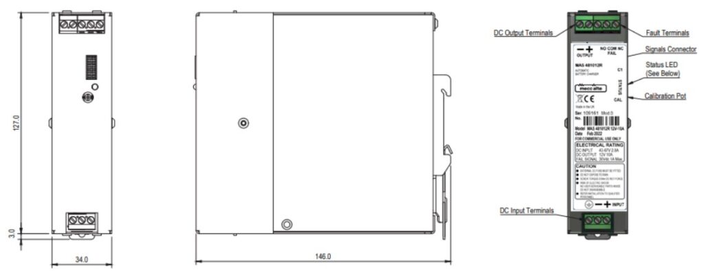 Bộ sạc bình ắc quy 12V Smartcharge DC 12V 10A Sơ đồ bộ sạc bình ắc quy 12V Smartcharge DC 12V 10A