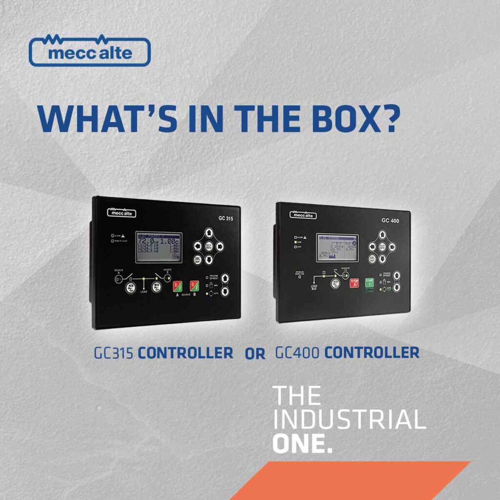 Bộ điều khiển máy phát điện, hoà đồng bộ, ATS Mecc Alte Bộ điều khiển GC350 và GC400 Mecc Alte