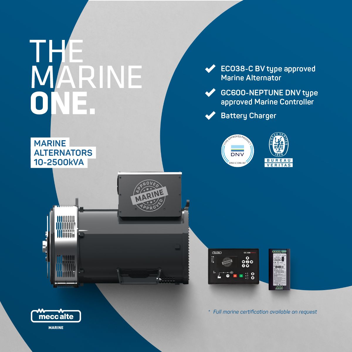 Mecc Alte - Đầu phát điện hàng hải mecc alte marine